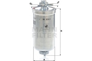 MANN-FILTER Φίλτρο Καυσίμου - Wk 829/1 X