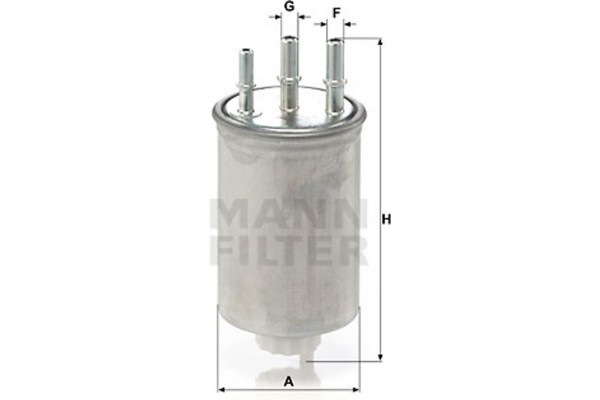 MANN-FILTER Φίλτρο Καυσίμου - Wk 829/6
