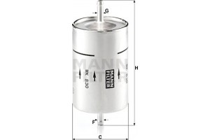 MANN-FILTER Φίλτρο Καυσίμου - Wk 830