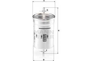 MANN-FILTER Φίλτρο Καυσίμου - Wk 830/7