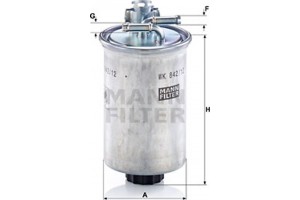 MANN-FILTER Φίλτρο Καυσίμου - Wk 842/12 X