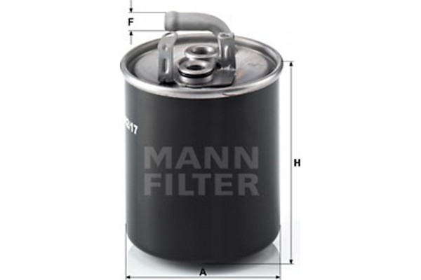 MANN-FILTER Φίλτρο Καυσίμου - Wk 842/17