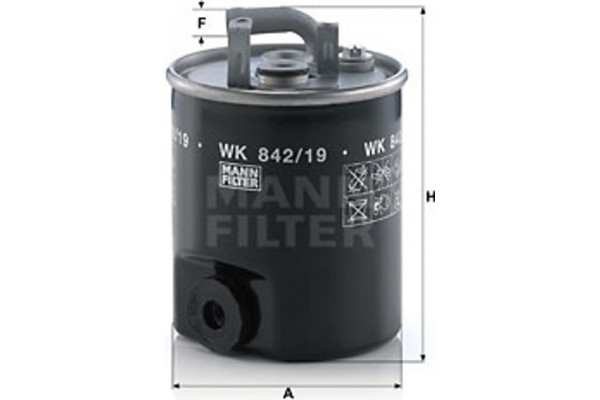 MANN-FILTER Φίλτρο Καυσίμου - Wk 842/19
