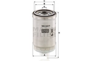 MANN-FILTER Φίλτρο Καυσίμου - Wk 842/8