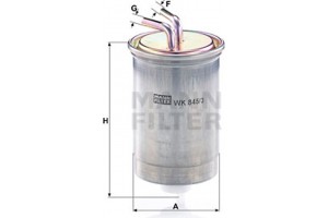 MANN-FILTER Φίλτρο Καυσίμου - Wk 845/3