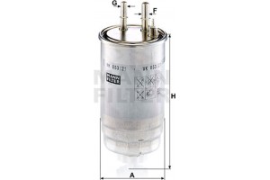 MANN-FILTER Φίλτρο Καυσίμου - Wk 853/21