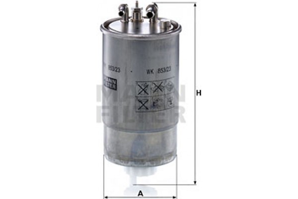 MANN-FILTER Φίλτρο Καυσίμου - Wk 853/23