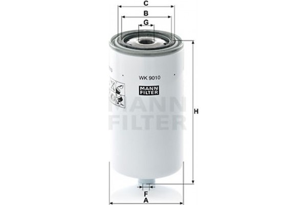 MANN-FILTER Φίλτρο Καυσίμου - Wk 9010