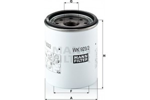 MANN-FILTER Φίλτρο Καυσίμου - Wk 923/2 X