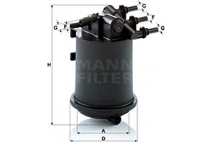 MANN-FILTER Φίλτρο Καυσίμου - Wk 939/1