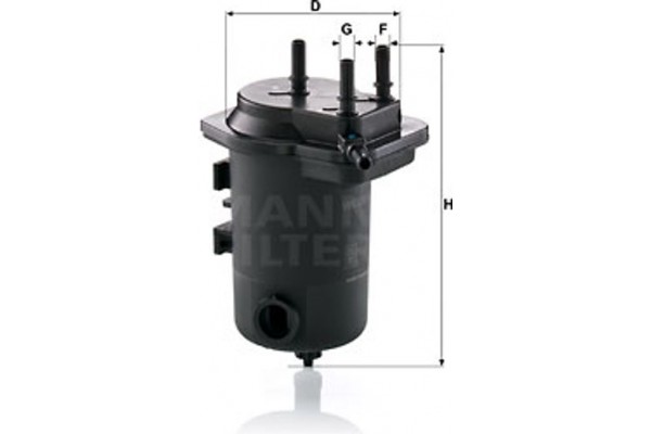 MANN-FILTER Φίλτρο Καυσίμου - Wk 939/9 X