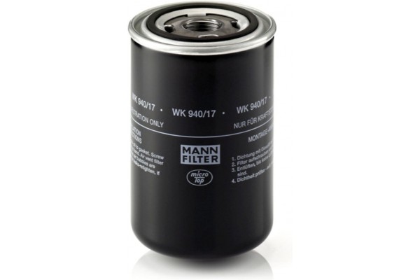 MANN-FILTER Φίλτρο Καυσίμου - Wk 940/17 MANN-FILTER Φίλτρο Καυσίμου - Wk 940/17