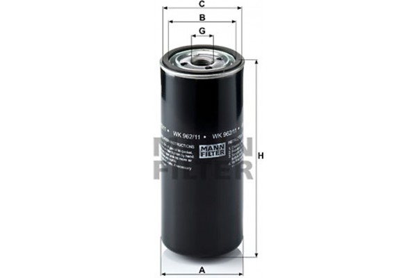 MANN-FILTER Φίλτρο Καυσίμου - Wk 962/11