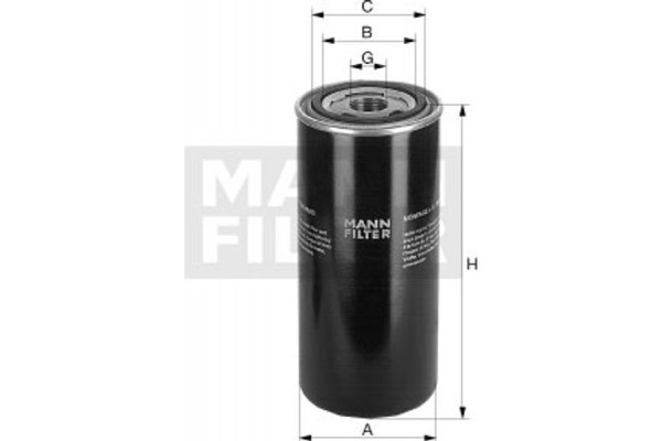 MANN-FILTER Φίλτρο Λαδιού - Wd 940