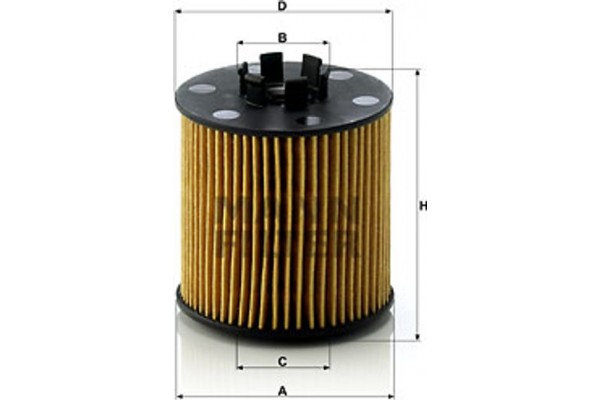 MANN-FILTER Φίλτρο Λαδιού - Hu 712/6 X