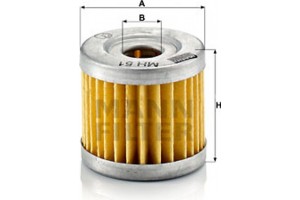MANN-FILTER Φίλτρο Λαδιού - Mh 51