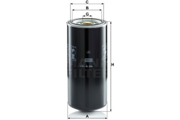 MANN-FILTER Φίλτρο Λαδιού - Wd 13 145/1