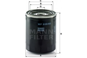 MANN-FILTER Φίλτρο Λαδιού - Wp 928/80
