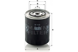 MANN-FILTER Φίλτρο Λαδιού - W 1140