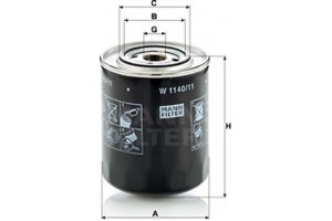 MANN-FILTER Φίλτρο Λαδιού - W 1140/11