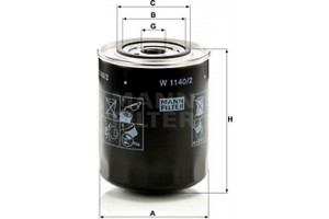 MANN-FILTER Φίλτρο Λαδιού - W 1140/2