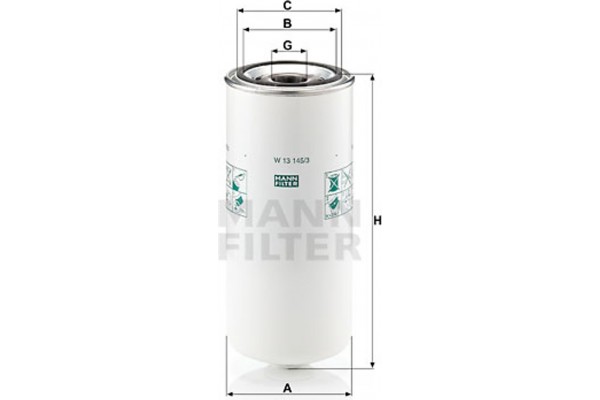 MANN-FILTER Φίλτρο Λαδιού - W 13 145/3