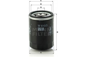 MANN-FILTER Φίλτρο Λαδιού - W 610/3