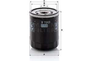 MANN-FILTER Φίλτρο Λαδιού - W 7063