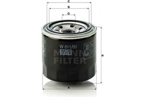 MANN-FILTER Φίλτρο Λαδιού - W 811/80
