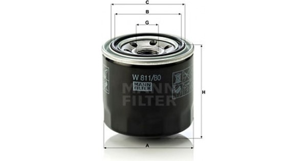 Filtro Olio MANN-FILTER W 811/80 - Pacco Da 3 Per Auto E Veicoli Commerciali - Foto 12