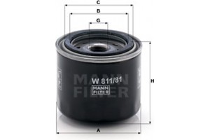 MANN-FILTER Φίλτρο Λαδιού - W 811/81