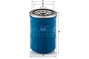 MANN-FILTER Φίλτρο Λαδιού - W 830/3
