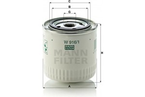 MANN-FILTER Φίλτρο Λαδιού - W 916/1