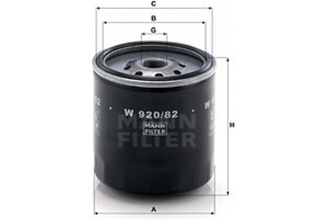MANN-FILTER Φίλτρο Λαδιού - W 920/82