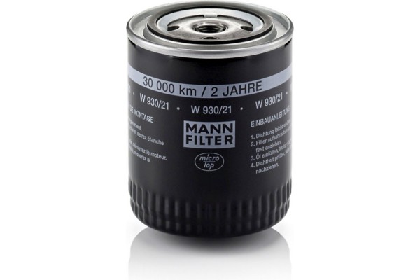 MANN-FILTER Φίλτρο Λαδιού - W 930/21