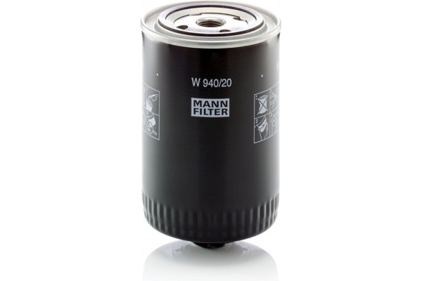 MANN-FILTER Φίλτρο Λαδιού - W 940/20