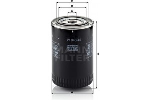 MANN-FILTER Φίλτρο Λαδιού - W 940/44