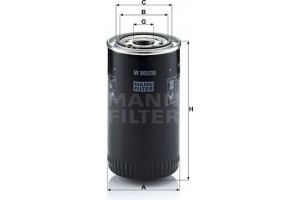 MANN-FILTER Φίλτρο Λαδιού - W 950/39