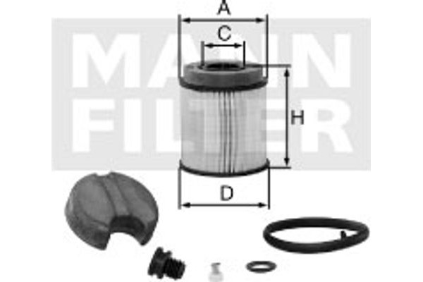 MANN-FILTER Φίλτρο Ουρίας - U 620/2 X Kit