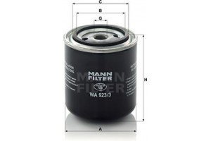 MANN-FILTER Φίλτρο Ψυκτικού Υγρού - Wa 923/3