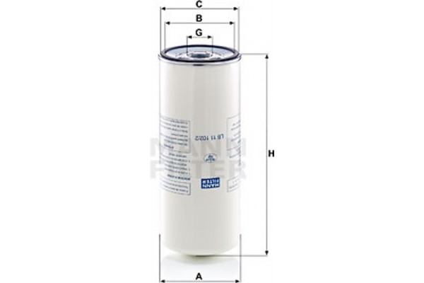 MANN-FILTER Φίλτρο, Σύστημα Πεπιεσμένου Αέρα - Lb 11 102/2