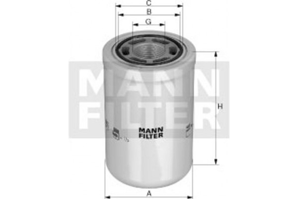 MANN-FILTER Φίλτρο, Υδραυλικό Σύστημα - Wh 960/2