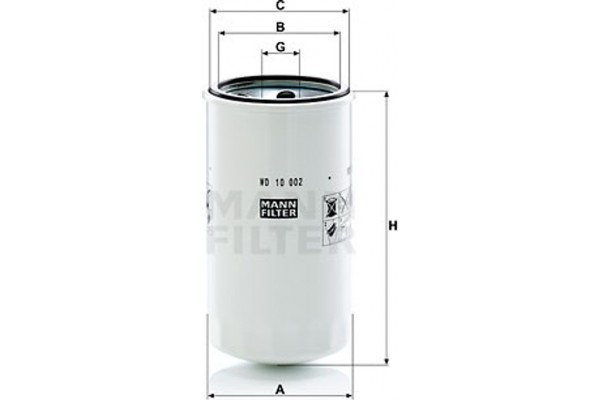 MANN-FILTER Φίλτρο, Υδραυλικό Σύστημα - Wd 10 002