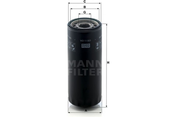 MANN-FILTER Φίλτρο, Υδραυλικό Σύστημα - Wd 11 003