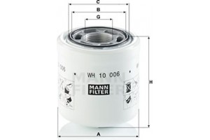 MANN-FILTER Φίλτρο, Υδραυλικό Σύστημα - Wh 10 006
