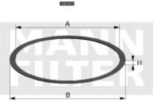 MANN-FILTER Φλάντζα, Φίλτρο Λαδιού - Di 508-00