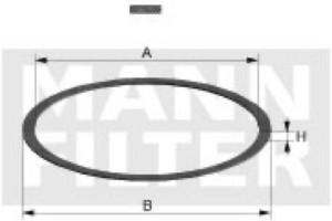 MANN-FILTER Φλάντζα, Φίλτρο Λαδιού - Di 508-00