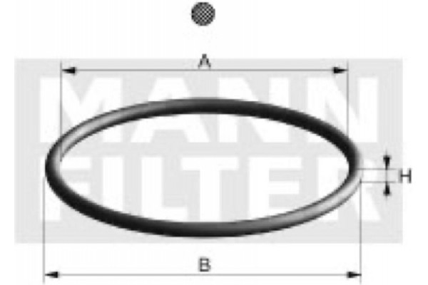 MANN-FILTER Φλάντζα, Φίλτρο Λαδιού - Di 126-03