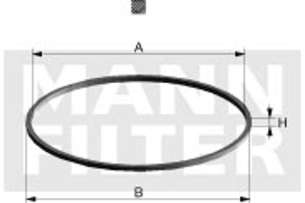 MANN-FILTER Φλάντζα, Φίλτρο Λαδιού - Di 118-02