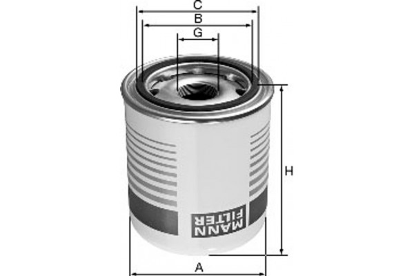 MANN-FILTER Στοιχείο αφυγρ., σύστ. πεπ. Αέρα - Tb 1394/8 X